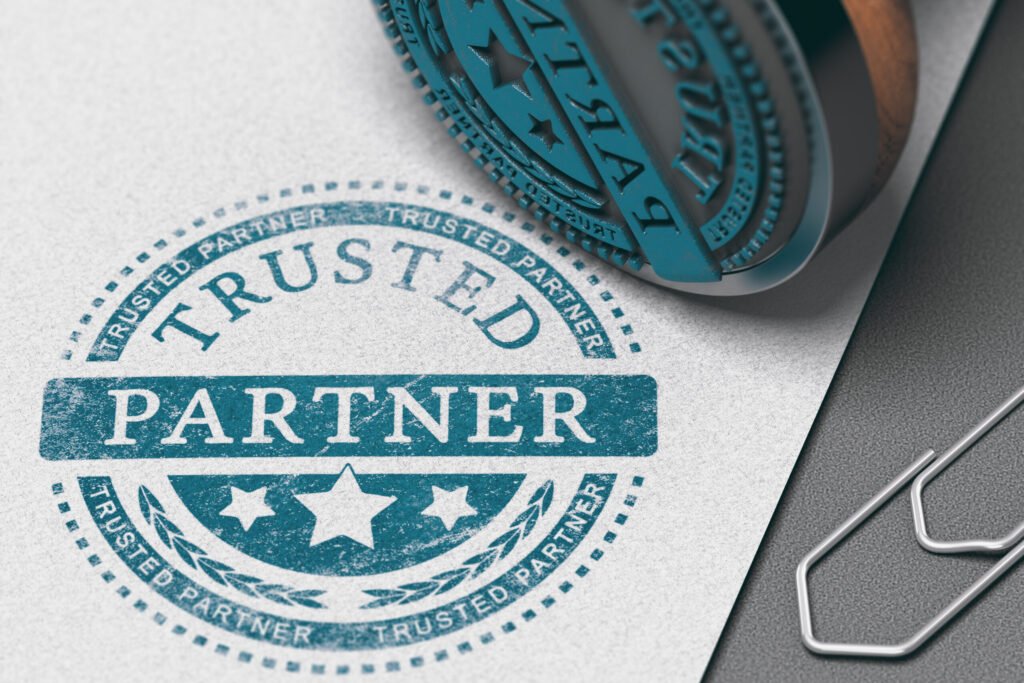 create strong business partnership, building trust